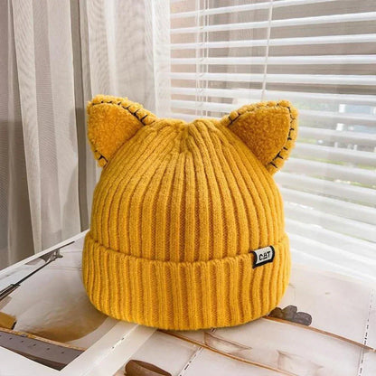 Warm Women's Knitted Winter Beanie Hat