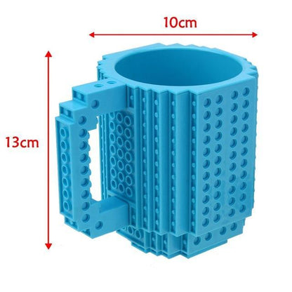 Stackable Brick Design Coffee Mug