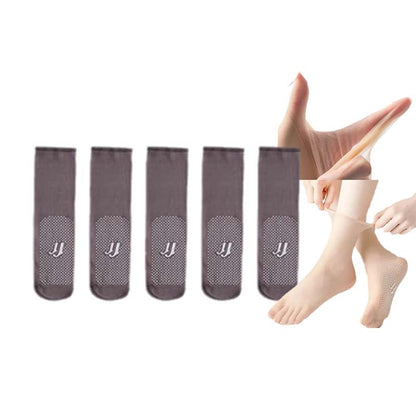 Befez | Breathable No-Show Crystal Socks for Women