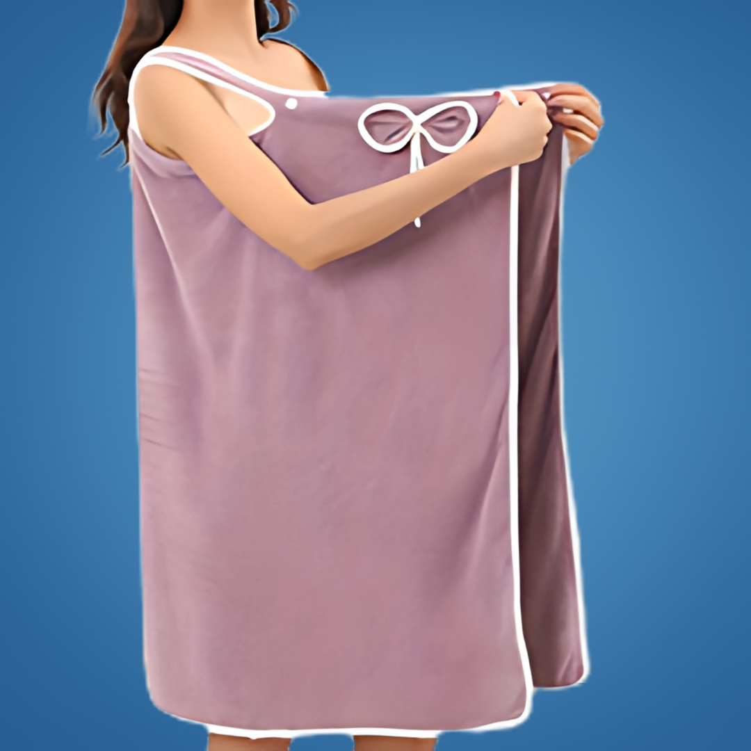 Quick Dry Fleece Hooded Bathrobe