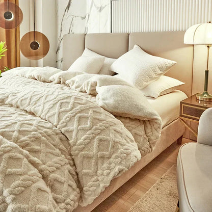 Plush Double Sided Soft Duvet Cover