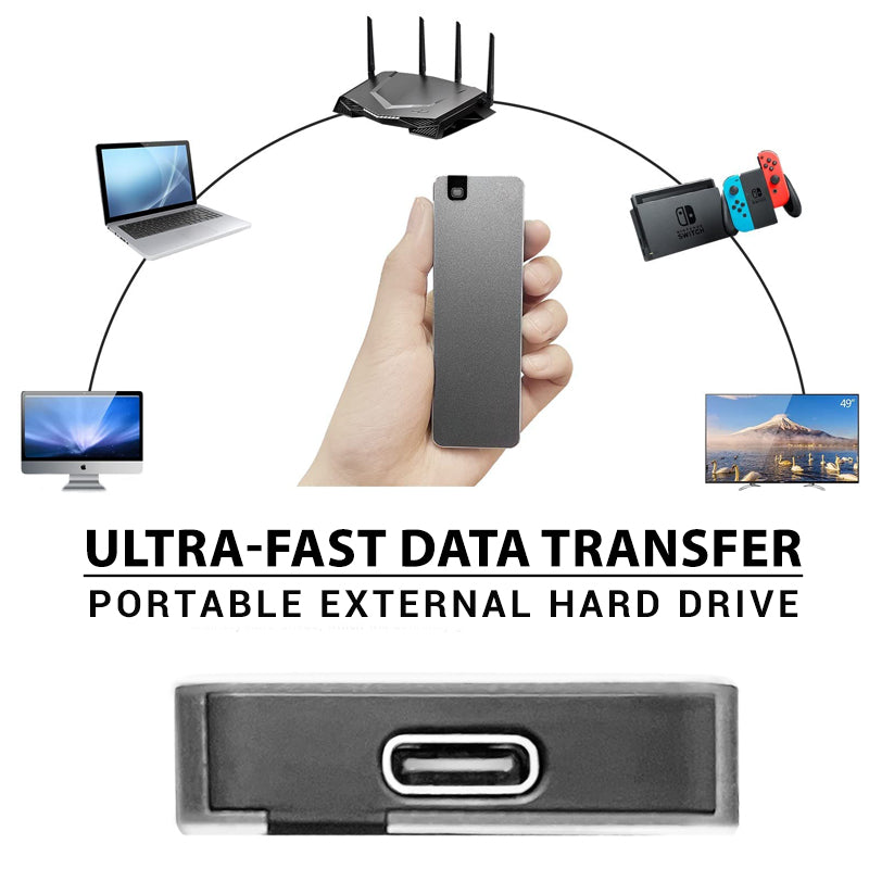 Compact External Hard Disk Drive