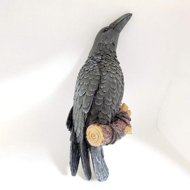Dark Decorative Bird Figurine