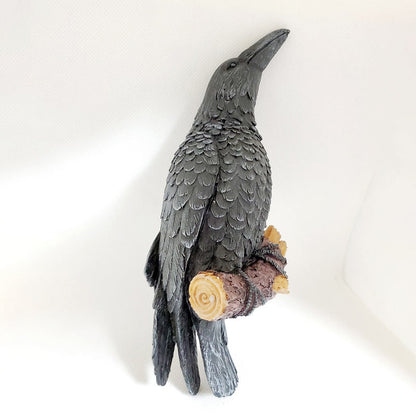 Dark Decorative Bird Figurine