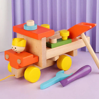Fun Wooden Car Toy for Kids Learning and Play
