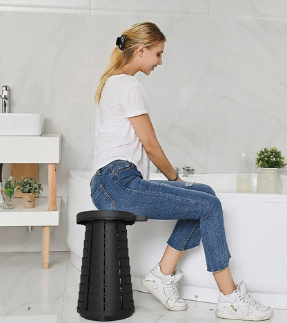 Portable Folding Stool Convenient Compact Seat