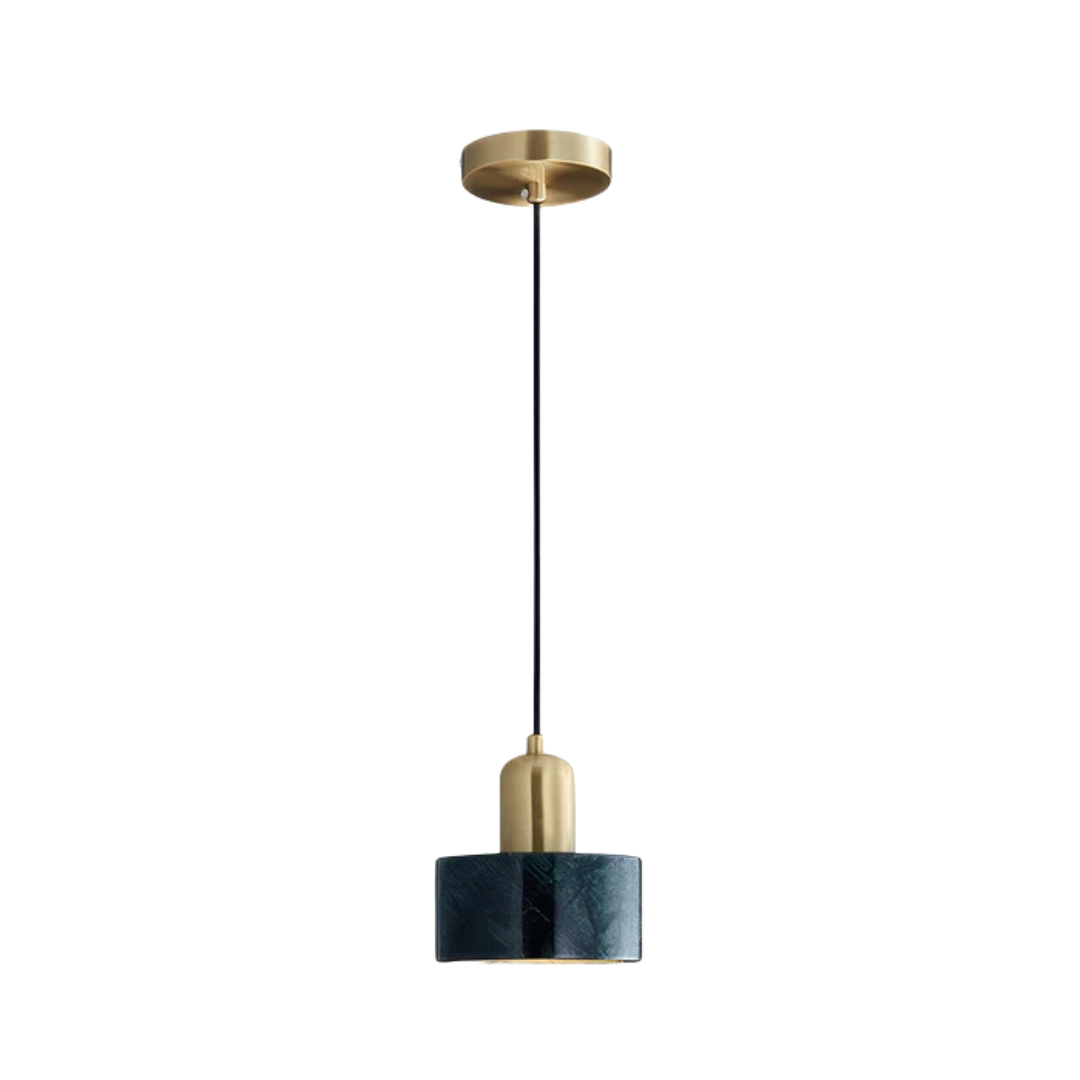 Stylish Gold Tone Pendant Light Fixture