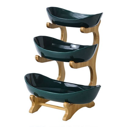 Fresh 3 Tier Plastic Fruit Bowl