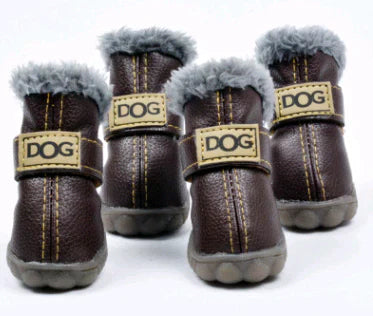 Cozy Winter Dog Boots – FrostPaw