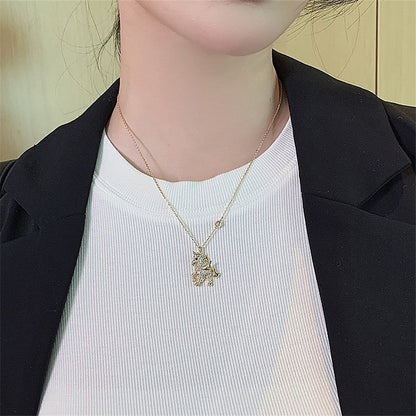 Cute Unicorn Pendant Necklace - Befez
