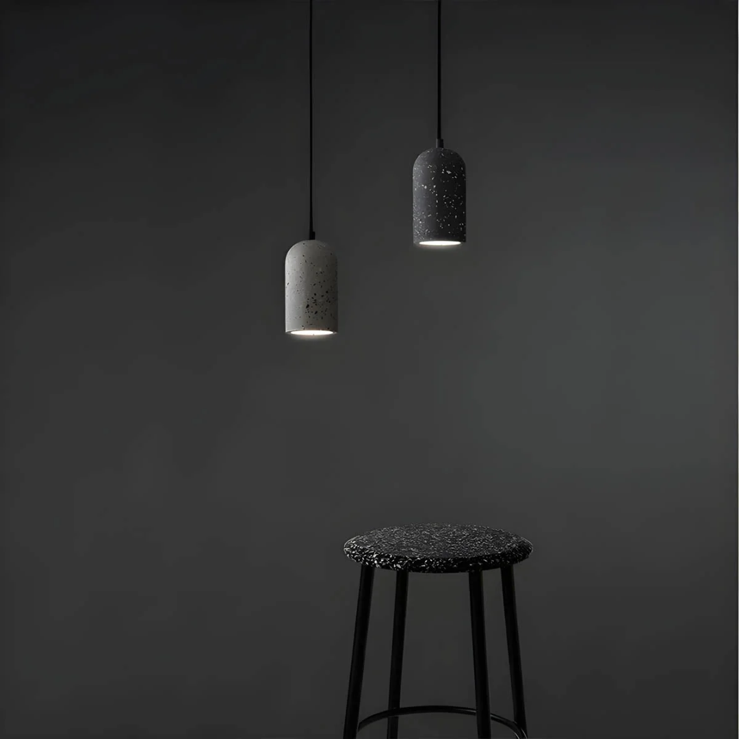 Edgy Metal Hanging Light