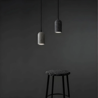 Edgy Metal Hanging Light