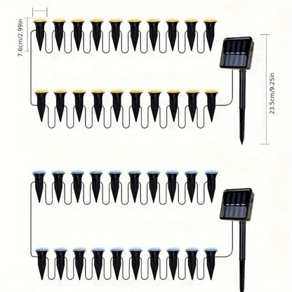 Bright Solar Powered Yard Pathway Lights