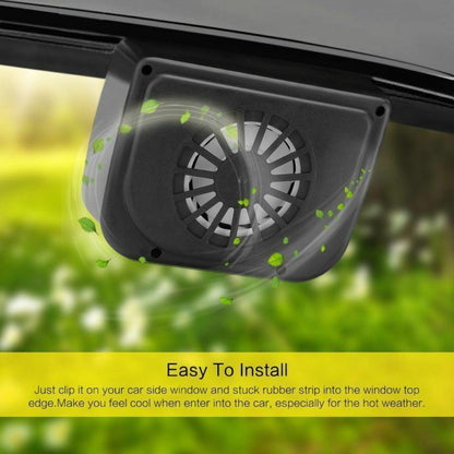 Portable Auto Solar Window Cooling Fan
