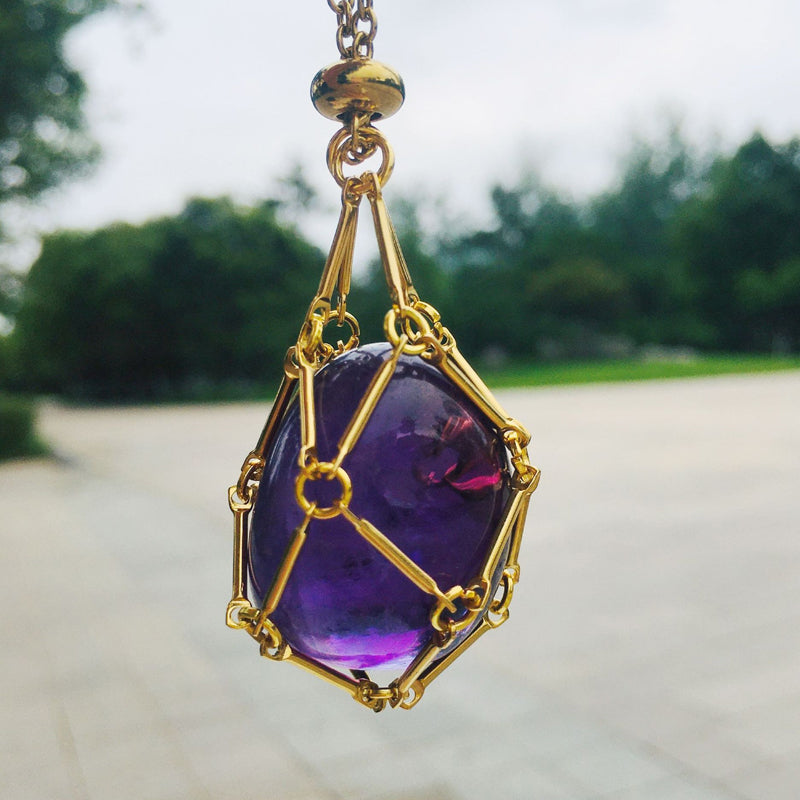 Sparkling Gemstone Pendant Necklace