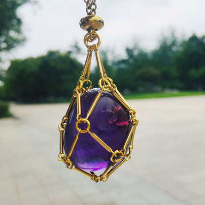 Sparkling Gemstone Pendant Necklace