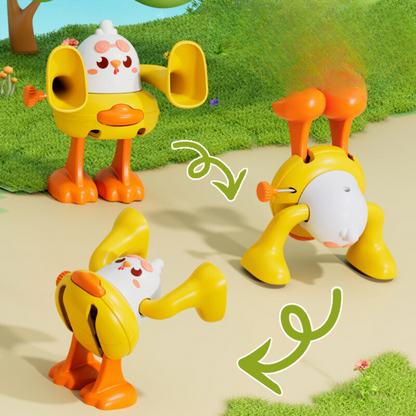 Colorful Hand Crank Tumbling Toy