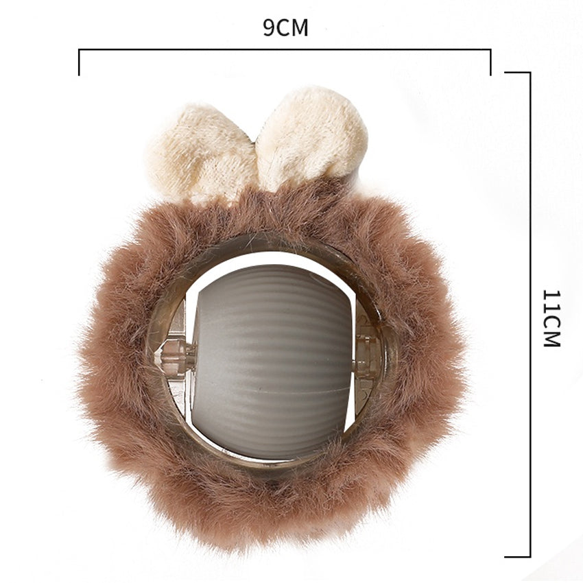 Fun Interactive Furry Cat Toy Ball