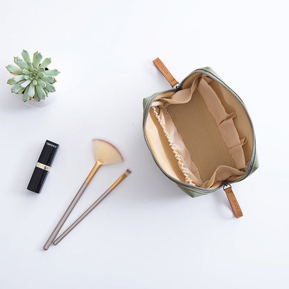 Spacious Double Zip Makeup Pouch