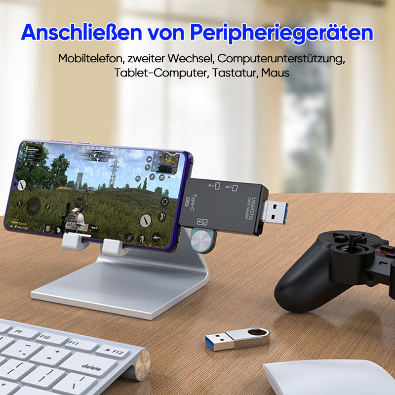Multi-Function 6-in-1 Memory Card Reader