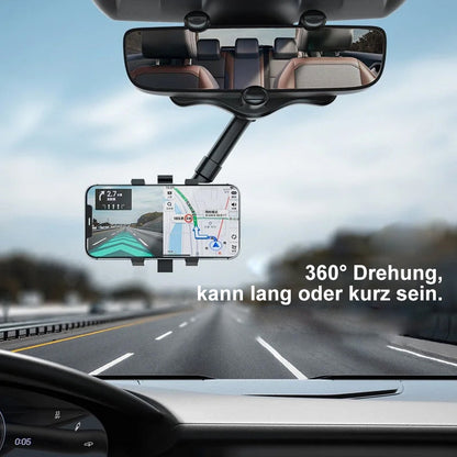 Adjustable Car Phone Mount Rear View Mirror Holder