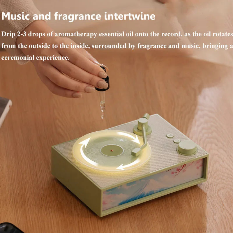 Relaxing Portable Bluetooth Speaker with LED Light