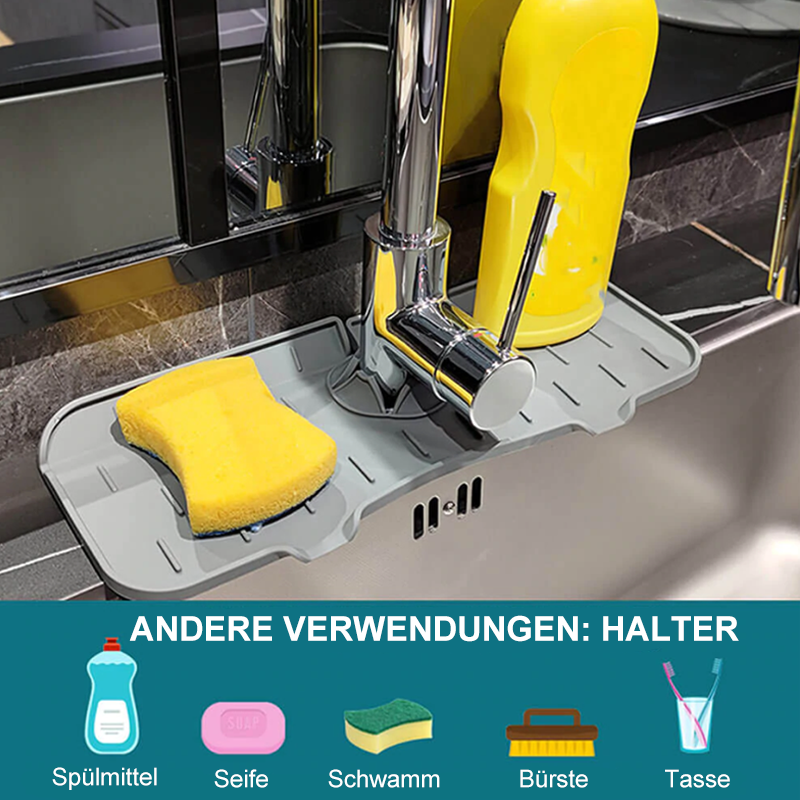 Waterproof Sink Faucet Drip Catcher Tray