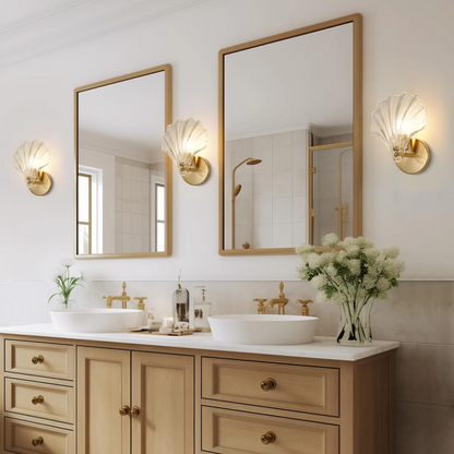 Clear Glass Panel Wall Light