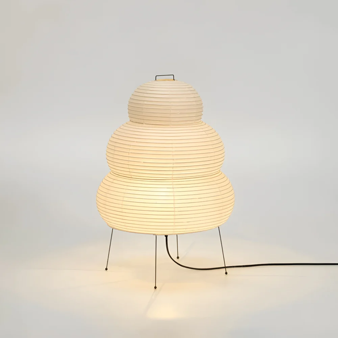 Traditional Asian Paper Floor Light