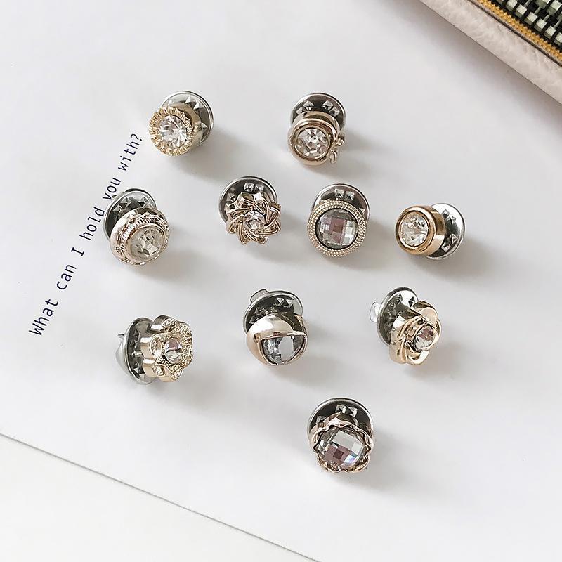 Secure Pin Brooch Set of 10