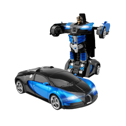 Turbo Fast Police RC Transformer Car Toy