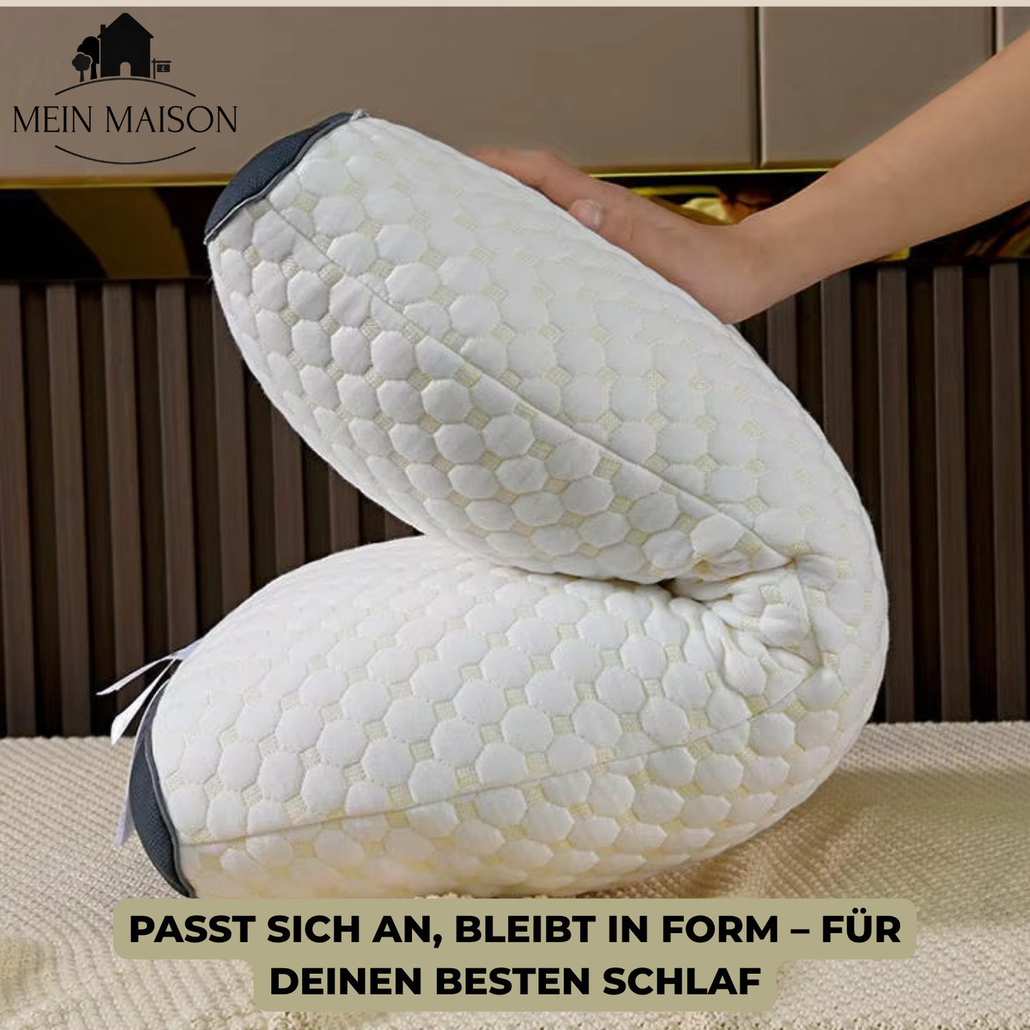 Comfortable Memory Foam Neck Support Pillow