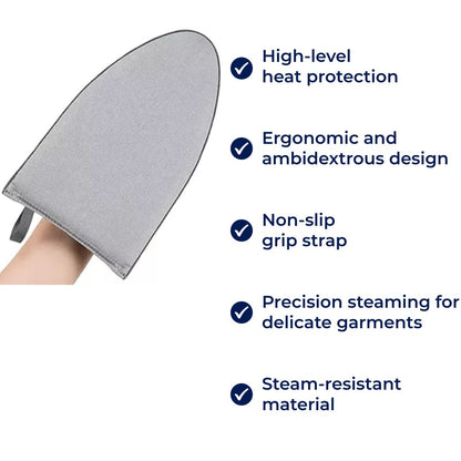 Soft Touch Garment Steamer Glove with Heat Guard