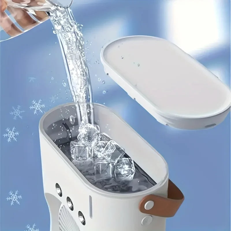 Compact Dual Cooling Air Conditioner Fan