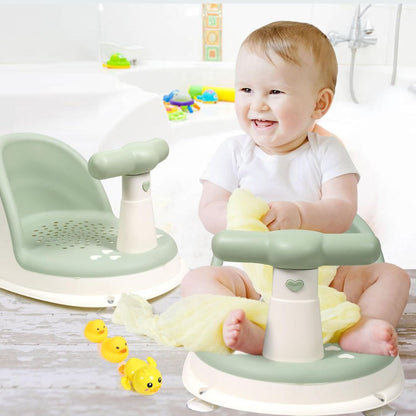 Soft Grip Baby Bath Support Seat with Strong Suction Cups