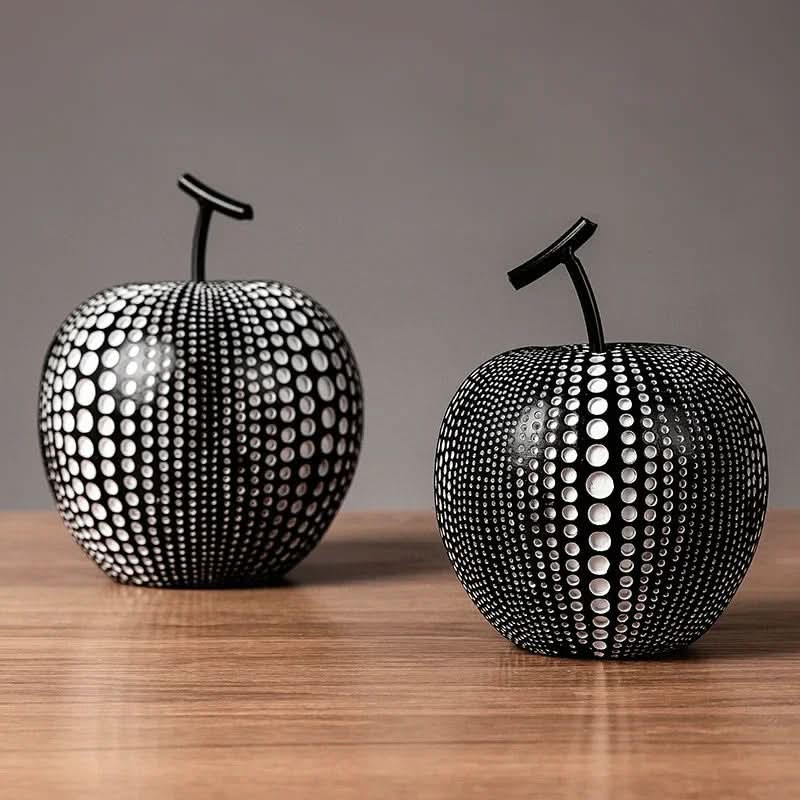 Cute Polka Dot Apple Home Decor Figurine
