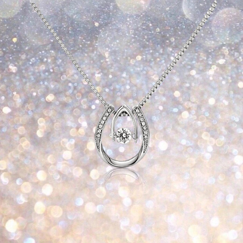 Unique U-Shaped Horse Necklace