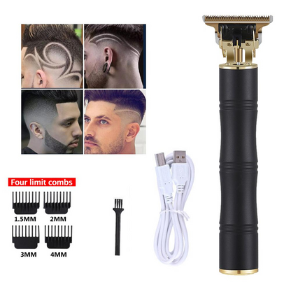 Professional Electric Hair Trimmer with T Blade