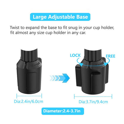 Portable Car Tray with Adjustable Extendable Arm