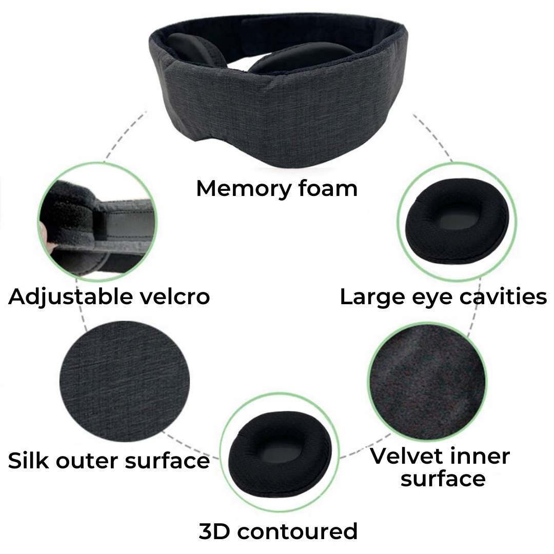 Soft Sleep Eye Mask for Total Blackout