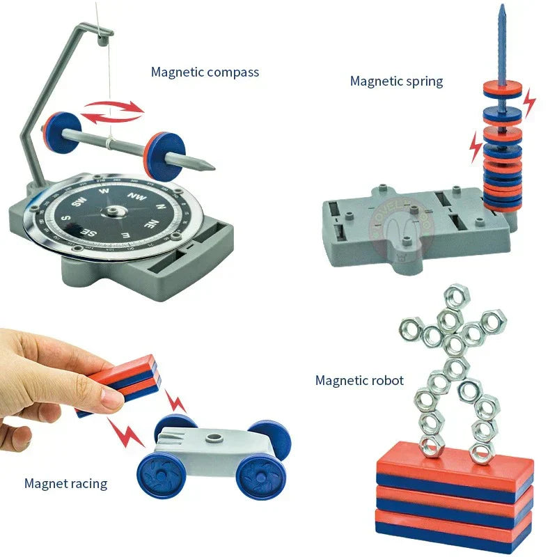 Magnetic Science Kit with Levitating Globe