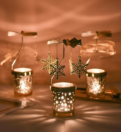Decorative Rotating Candle Holders