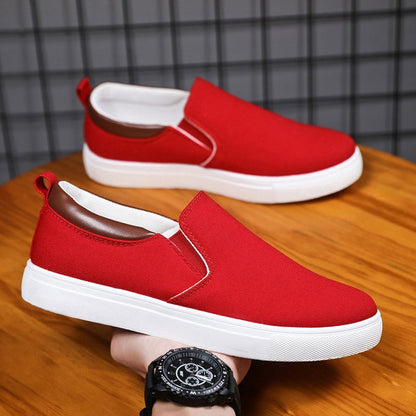 Casual Canvas Mens Slip On Shoes