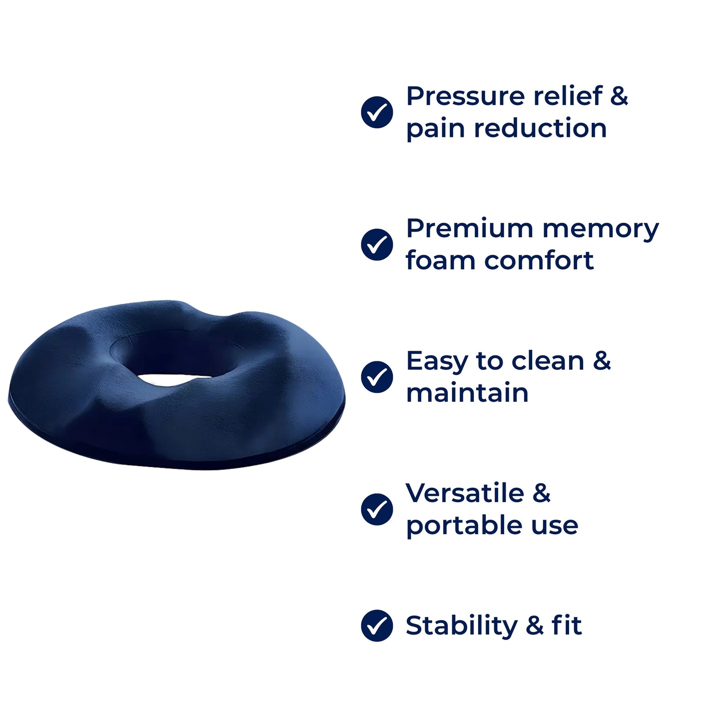 Comfortable Donut Pillow Cushion for Back Pain Relief