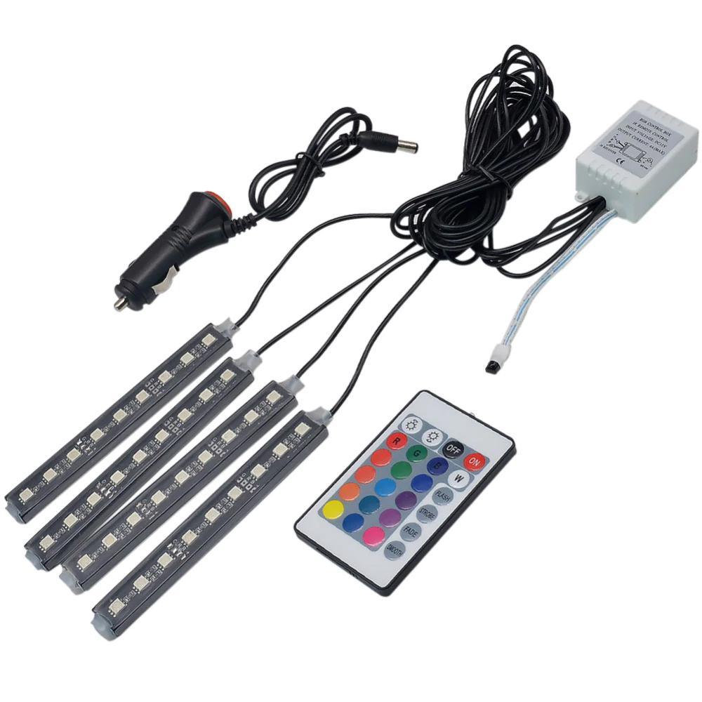 Colorful Car Interior LED Light Strip with Remote Control