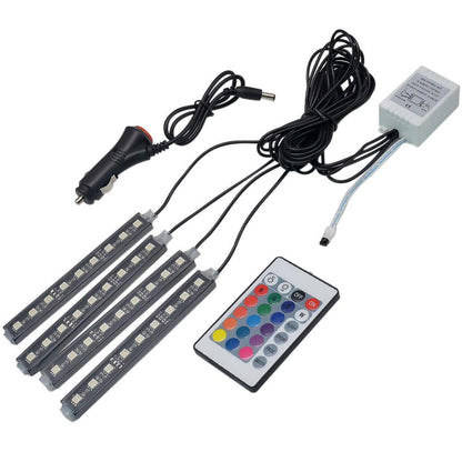 Colorful Car Interior LED Light Strip with Remote Control