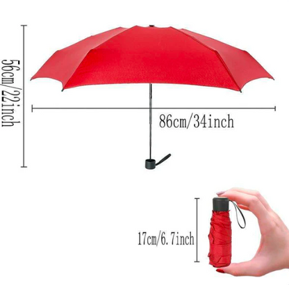 Compact Travel Folding Umbrella
