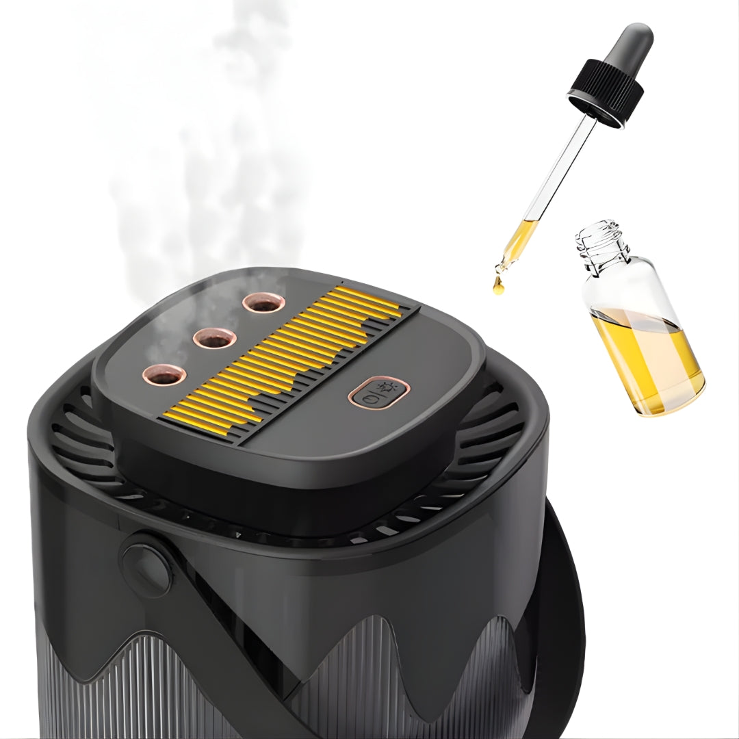 Compact 3L Humidifier for Dry Skin and Better Sleep