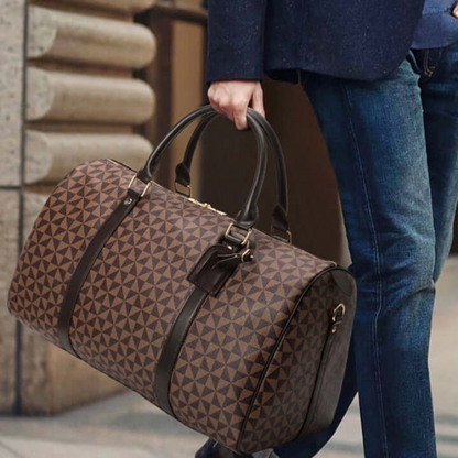 Luxury Genuine Leather Duffle Travel Bag