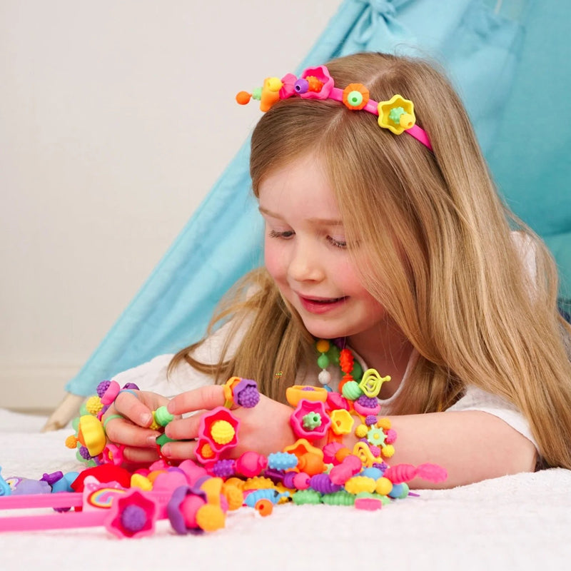 Colorful DIY Jewelry Bead Kit